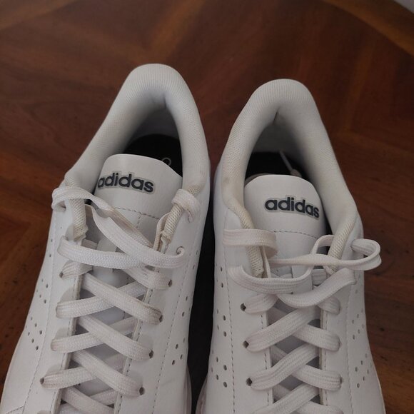 Adidas Advantage 2.0 Women Tennis Shoes White Navy Blue Lace Up Comfort Sz 7 EUC - Picture 8 of 11